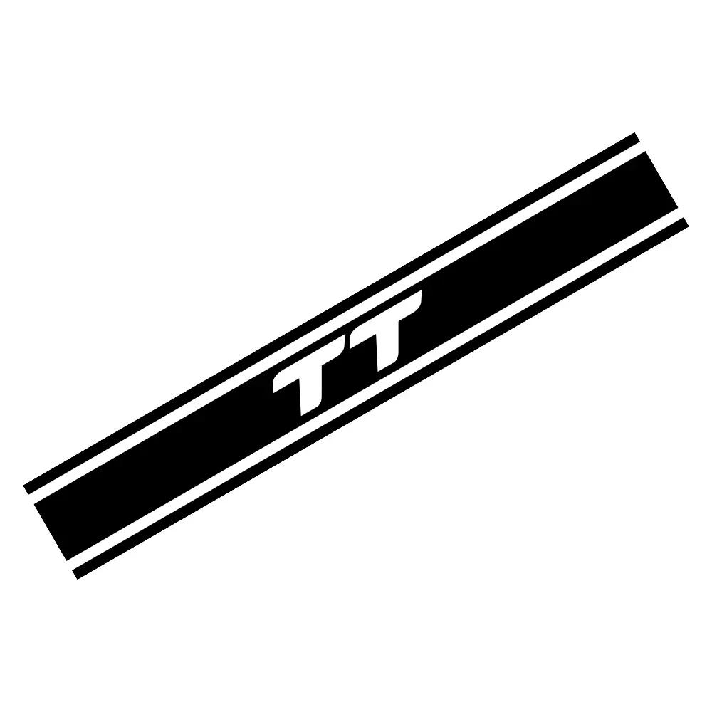 For B A3 8P S3 8V A4 B8 B6 A6 C6 C5 C7 Q2 Q3 Q5 Q7 Q8 TT TTS PVC Car Front Hood Film Sticker Vinyl Auto Bonnet Strip Decal
