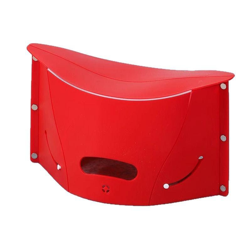 Portable Folding Plastic Travel Stool for Camping & Outdoor Use