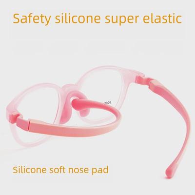 Danyang 9009ET Ultra-Light Children's Silicone Myopia Glasses Frame - Girls' TR Frame.