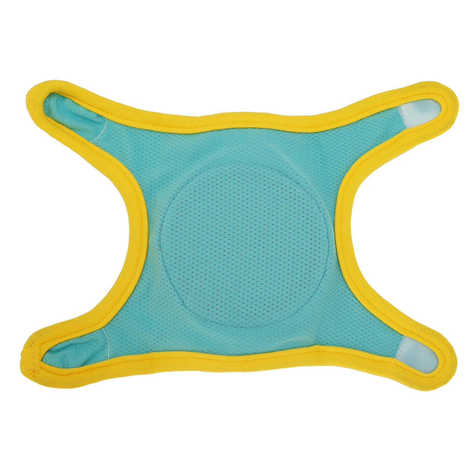 Adjustable Baby Crawling Knee Pads Anti Drop Elbow Pad Cycling Equipment for Children yellow