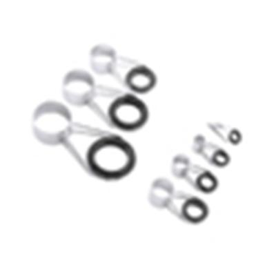 7 pezzi/set kit di riparazione per canna da pesca di dimensioni miste, anelli di linea, set di guide per canna da pesca