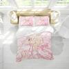 Cute Kawaii Girl Pink angel Duvet Cover Set Soft Wash Bed 3 Piece Summer Comfortable Student Dormitory Home Baby Bedding Best