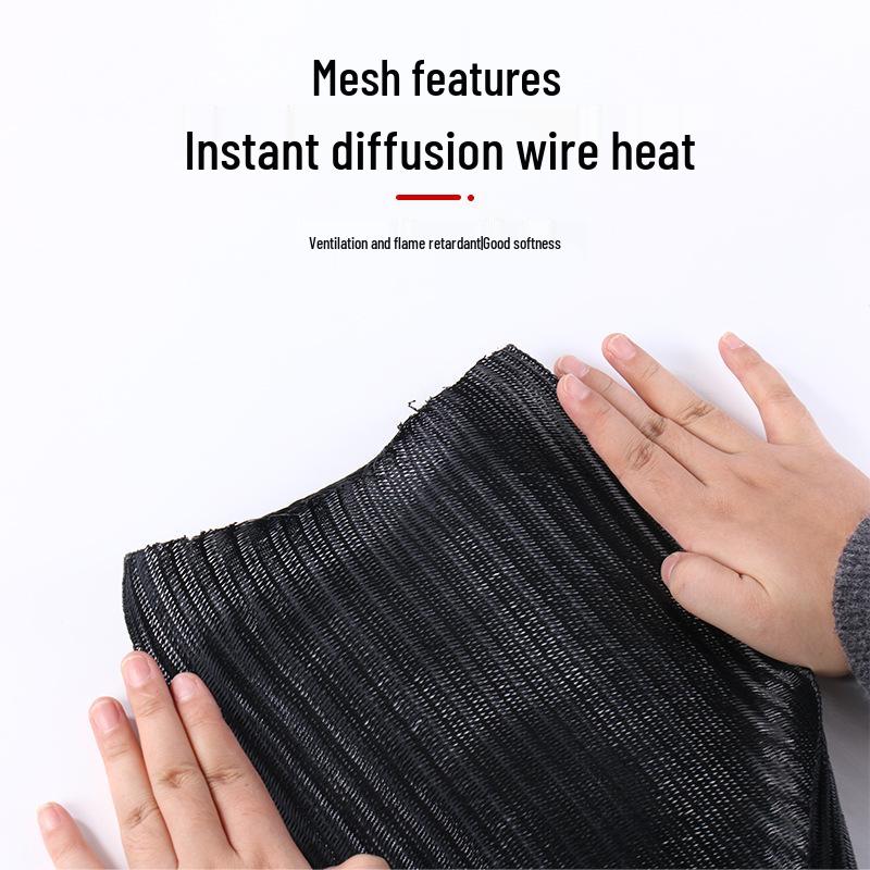 Flame Retardant Fireproof Self-Wrapping Braided Wire and Cable Sleeve for Storage and Organization