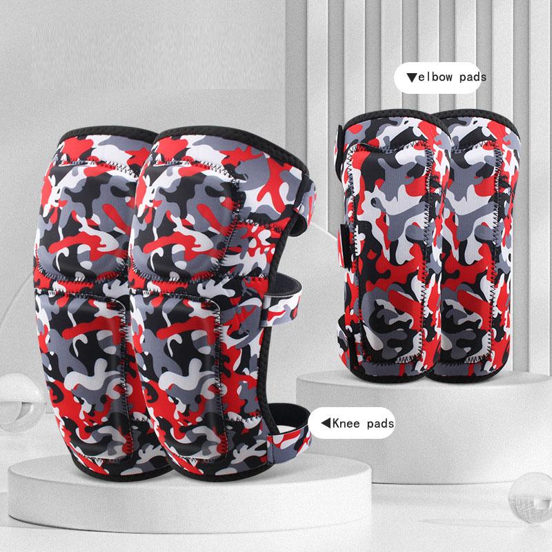 

Комплект детских наколенников и налокотников, защитная экипировка для танцев, баскетбола, футбола, велоспорта, роликовых коньков, спортивная защитная экипировка