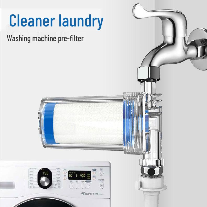 Household Washing Machine Filter with Diatomaceous & Ceramic Elements Four-Piece Set