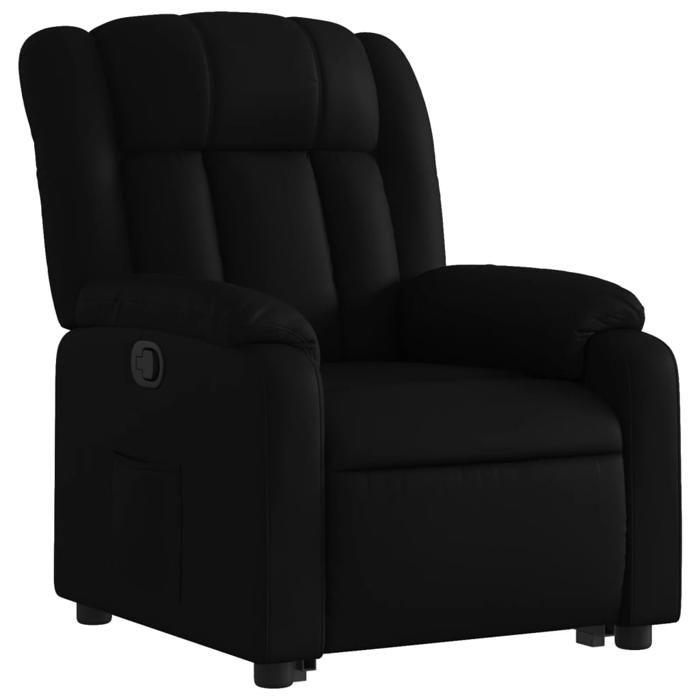 VidaXL Recliner Armchair, Relaxation Chair with Backrest, Seat with Armrests, Living Room TV Armchair, Modern, Black 3205264