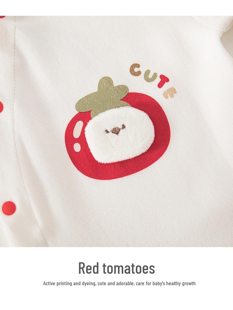 Pure Cotton Newborn Jumpsuit: Spring/Autumn Baby Romper, Full Moon Clothes, Hundred Days, Winter Wear & New Year's Outfit