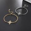Stainless Steel Witch Knot Irish Knot Bracelet Women's Fashion Simple Personality Charm Jewelry