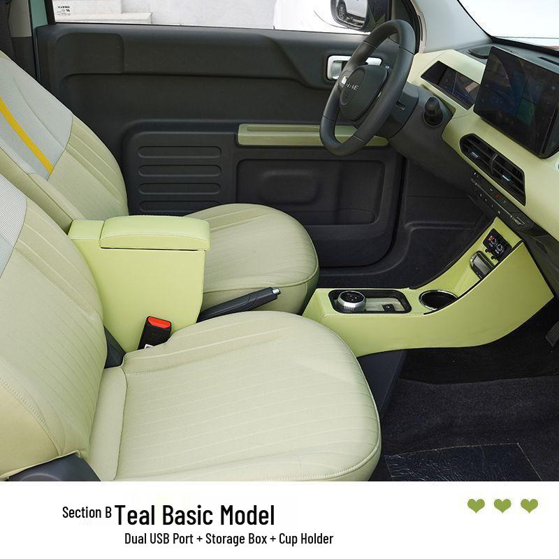 Panda Mini Armrest Box for Electric Vehicle Interior Modification