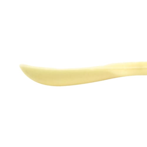 Okabe Western Tableware, Soft-to-the-Mouth Spoon, Wavy, Deep, Yellow, KU-21Y