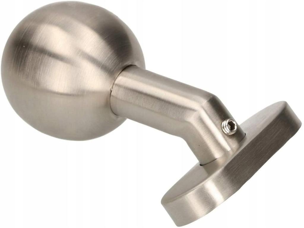 Fixed INOX Knob, Oval, Bent