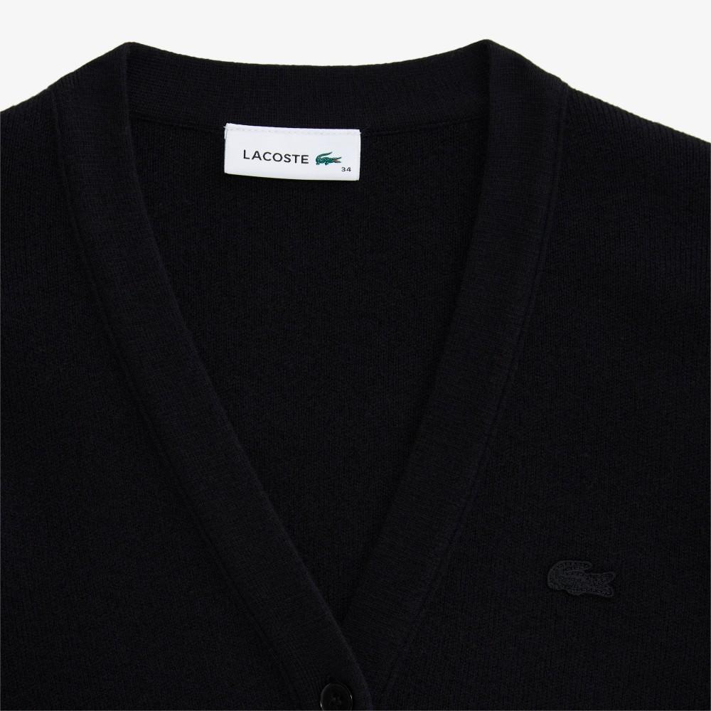 Lacoste Women's Basic V-Neck Cardigan AF209E-55N031