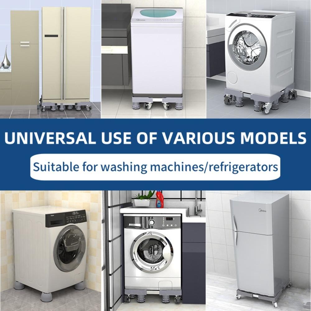 Washing Machine Mobile Bracket Wave Wheel Drum Universal Lifting Multifunctional Shock-absorbing and Height Increasing Base Pad