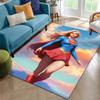 Popular Movie TV S-super-girl Superhero Carpet Rug for Bedroom Living Room Decor Sofa Home Kids Game Area Rug Non-slip Floor Mat