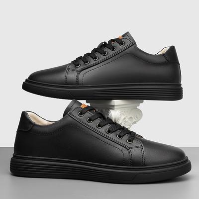 Mode Echtes Leder Herrenschuhe Komfort-Sneakers Hohe Qualität Skateboard-Schuhe Vielseitige Herren Tenis Masculino Walking-Schuh Sneakers