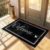 Flower Absorbent Mat Letter Floor Mat Wear-resistant Bathroom Mat  Entrance Hall