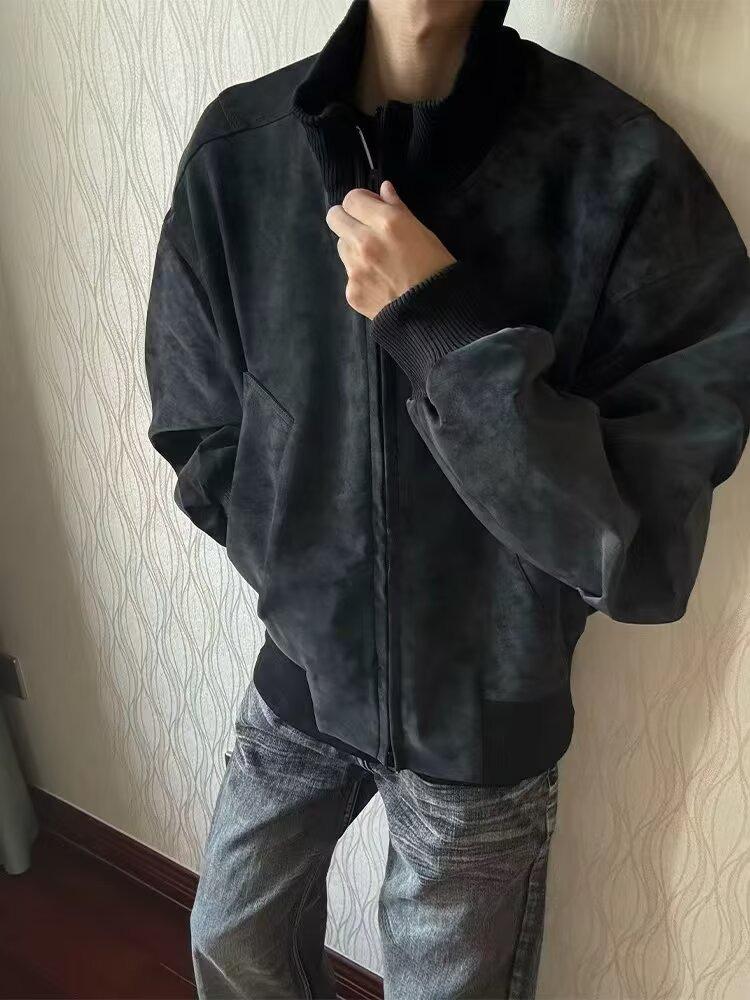 2025 Men's Trendy Loose Baseball Jacket - Spring/Autumn Casual American Fashion for Couples