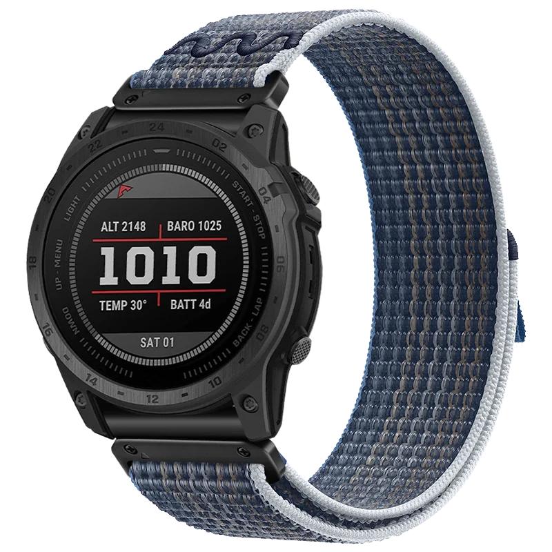 For 22 26mm QuickFit Strap for Garmin Tactix 7 Pro Enduro Fenix 7X 7 Pro 6X 6 Pro 5 5X Plus Epix Gen 2 935 Bracelet Nylon Watchband