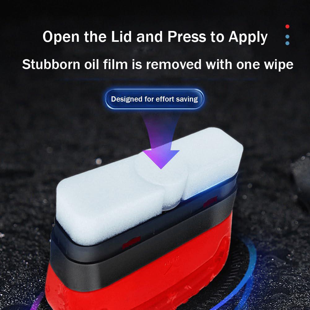 Windshield Oil Film Cleaner Oil Film Remover Removes Dirt Auto Glass Oil Film Remover Powerful Windshield Oil Film Stain Removal
