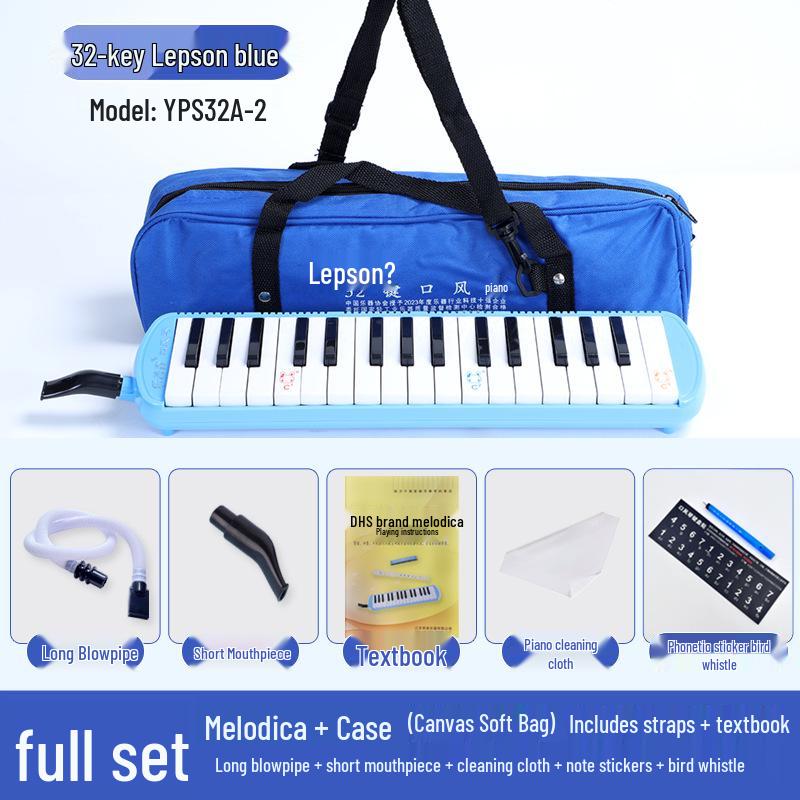 Chimei Lepson 32/37-Tasten Melodica für Schüler und Anfänger - Klassen- und professionelles Aufführungsinstrument