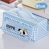 Puppy Grid Stationery Bag Korean Style Dopamine Pencil Pouch Kawaii Prism Pencil Case  Unisex