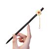Elegant Ebony Flower Hairpin for Women – Ancient Style, High-End Feel, Simple Chinese Design, Perfect for Daily Use.