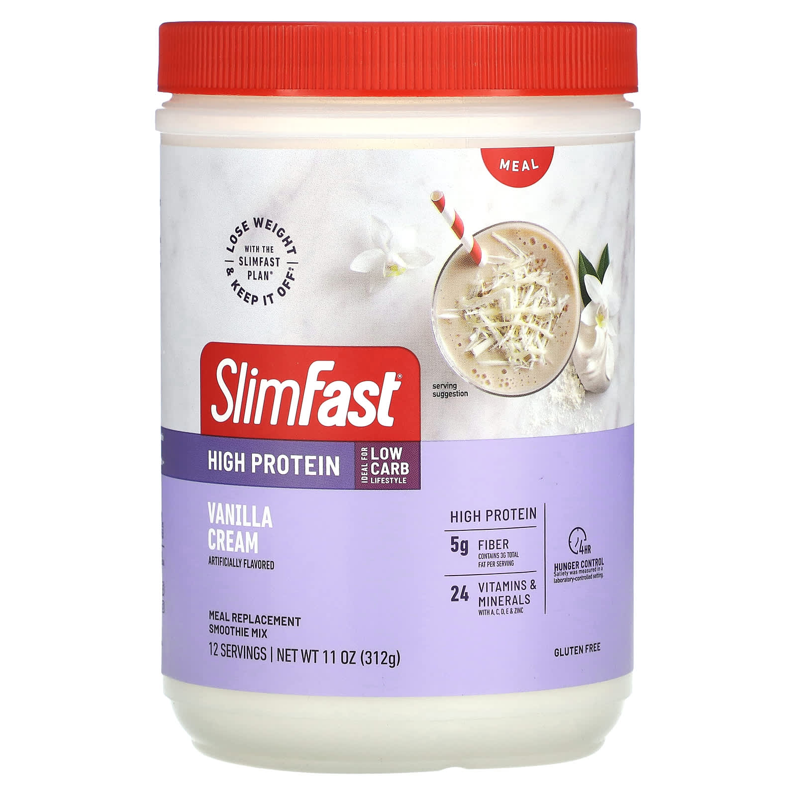 

High Protein Meal Replacement Smoothie Mix Vanilla Cream 312G (11Oz)