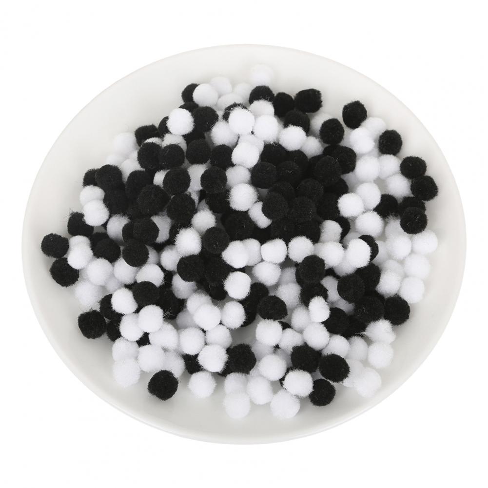 Pom Pom Craft Supplies Colorful Pom Embellishments Crafting Poms 10mm Fluffy Felt Balls for Dolls Diy Decorations for Garland