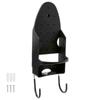 Portable Iron Holder Hotel Household Ironing Board Hanger Black White Wall Mount Iron Storage Rack Home Storage Supplies