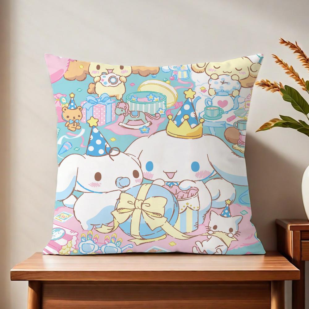 

Ccinnamorolll cartoon cushion cover For Pillow Printing Sofa Decoration Home Car Room Coffee Shop Office Nordic Simplicity 30x30 cm