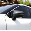 For Mitsubishi Outlander  ABS Car Rearview Side Mirror Cover Wing Cap Exterior Door Housing Shell Trim Adhesive Sticker