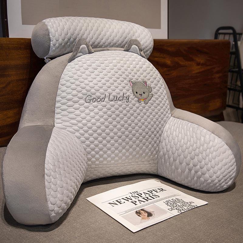 Kreslený bedrový vankúš - Veľký mäkký vankúš na opierku chrbta do postele a na pohovku