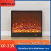 Decorative Flame Electric Fireplace Heater: Built-In Home Simulation