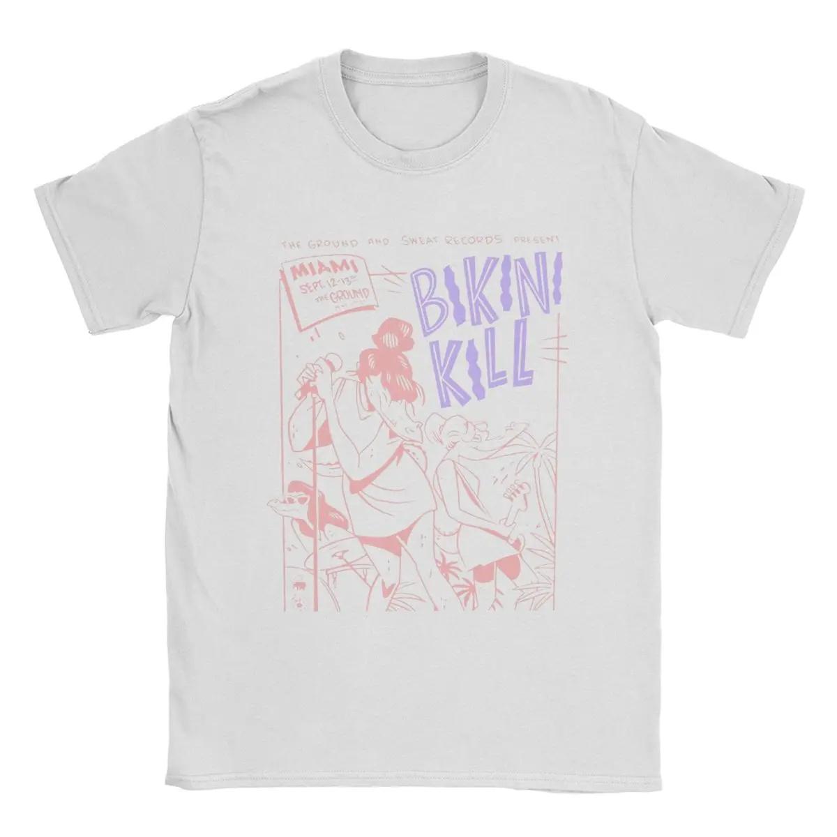 

Мужская футболка Bikini Kill из чистого хлопка, забавная футболка с коротким рукавом и круглым вырезом, футболка в стиле Харадзюку, крутая повседневная уличная одежда XXXXXL