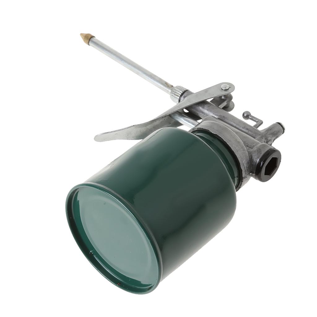 250ml Oil Can High Pressure Hand Pump Oil Spray Bottle Oiler Can with Long Nozzle  for Storing Lubricating Oil Engine Oil