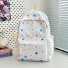 New high-value, fresh and sweet, colored star backpack, high school student large-capacity backpack