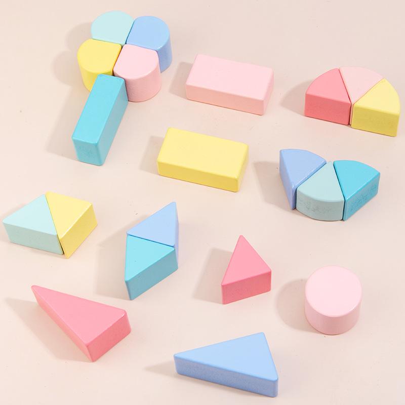 Children's Educational Shape Stacking Puzzle – Kindergarten Learning Board Blocks