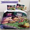 Steven Universe Pattern Bedding,Quilt Set Quilt Cover Pillowcase Home Birthday Gift (1*duvet Cover+2*pillowcase,without core)XSJT0917476