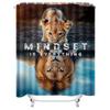 Motivational Shower Curtain Mindset Is Everything Quote For Bathroom Decor