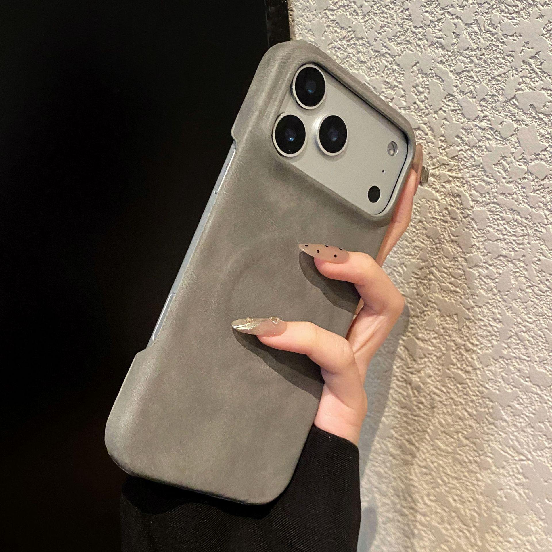 

Cross Lambskin Magnetic Phone Case for Samsung S23/S24, OnePlus Ace 5 Pro - Premium Feel K80/K90 Redmi K70 Supreme