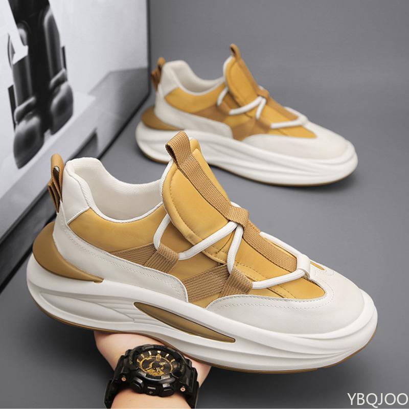 Men's Spring New Shoes Outdoor Casual Sneakers Versatile comfort trendy shoe Male height increasing thick soled dad shoes Homme
