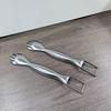 2pcs Stainless Steel Fruit Slicers Fork Easy Durable Convenient 2-in-1 Stainless Steel Fruit Slicers