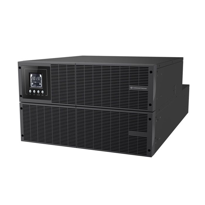 Conceptronic ZEUS51E6K UPS Doppia Conversione 6000VA/6000W Rack/Tower Con LCD