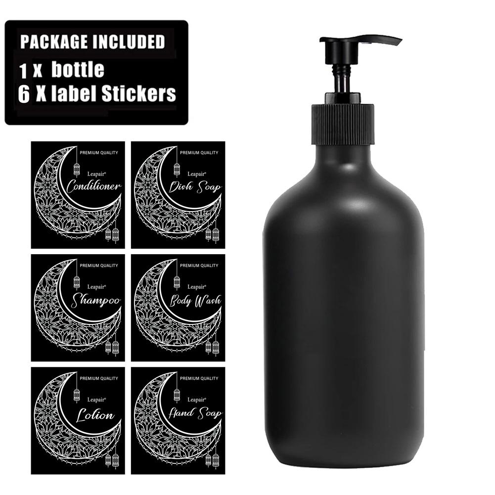 

Многоразовая пустая бутылка для мыла для рук, жидкого лосьона, шампуня, кондиционера, контейнер для ручного пресса, бутылка для мусульманского фестиваля, вечеринки, луны