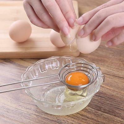 Stainless Steel Long Handle Egg Yolk Separator Cooking Tool
