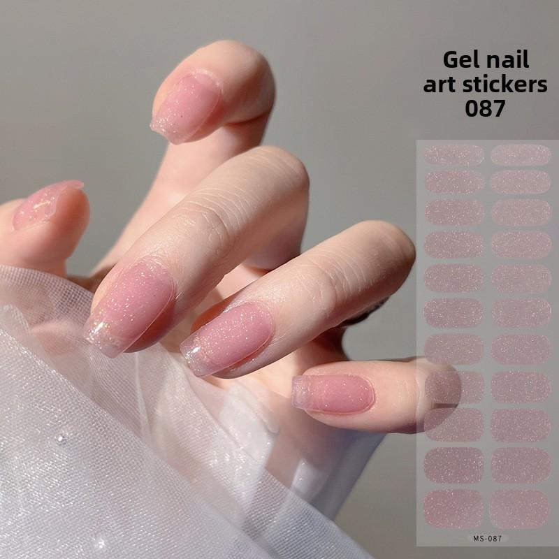 Nail Polish Stickers Without Baking, Nail Polish Glue, Nail Stickers for Manicure