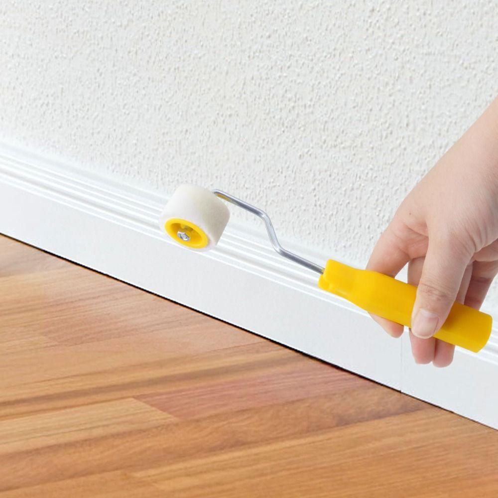 Wool Mini Paint Rollers Plastic Small Paint Brushes High Quality Trim Edge Brush Roller DIY