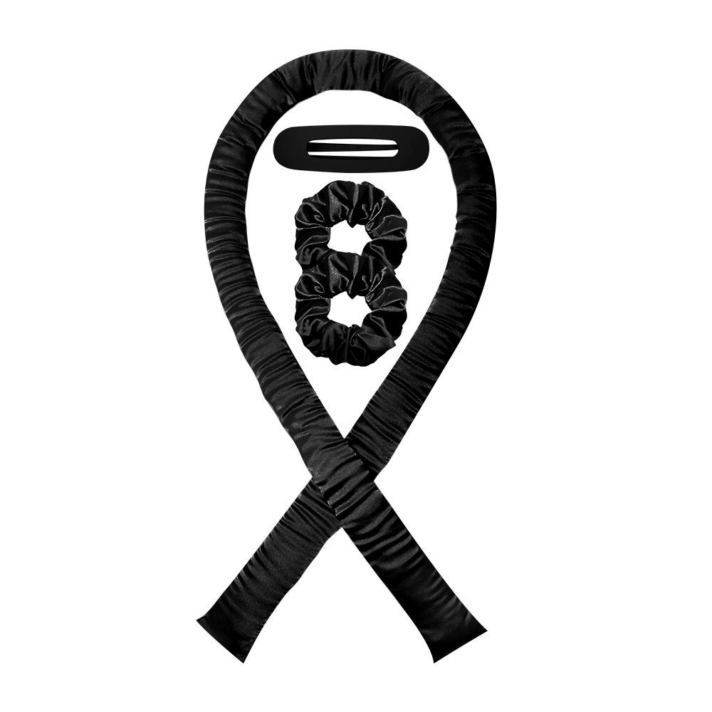 Hitzefreies Lockenband Kein Hitzestyler Seiden-Lockenwickler Für Über-Nacht-Wellen Haarband Styling-Werkzeug Für Frauen