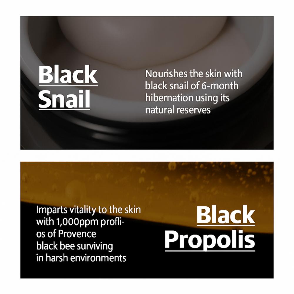 Dr.G Schwarze Schneckenschneckencreme 50 ml x 2 Stück + 20 ml x 2 Stück (140ml) / 4,73 fl. Unze