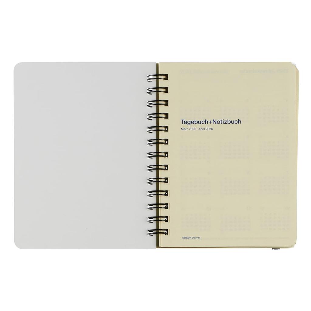 Delfonics Planner 2025-2026 Edition (Starting March 2025) Rollbahn Diary M Monthly Planner (Dark Blue)